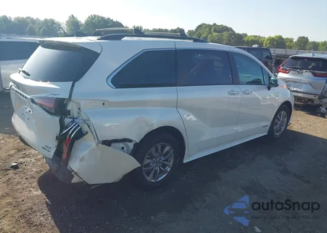 2021 Toyota Sienna Xle из США, поврежденный, VIN 5TDYRKEC0MS031047